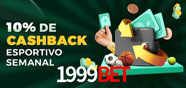 10% de bônus de cashback na 1999bet